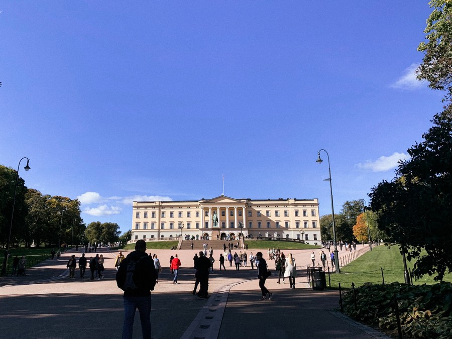 Pałac Królewski w Oslo Norwegia
